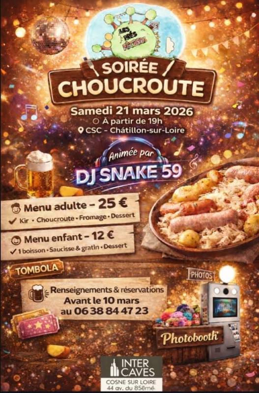 Soirée années 80 et choucroute