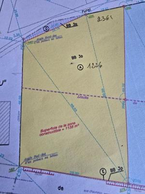 Terrain constructible - 2 361 m²