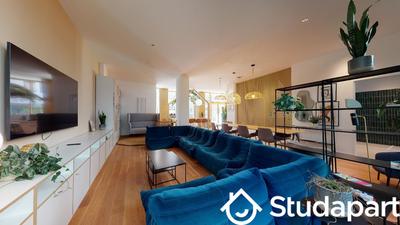 Chambre - 13 m² - 1 pièce