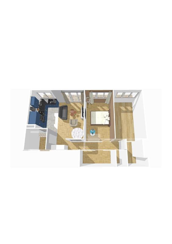 Appartement - 57 m² - 3 pièces