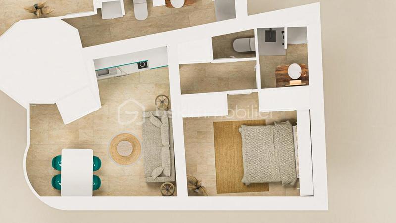 Appartement - 35 m² - 2 pièces