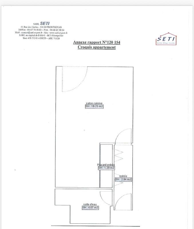 Studio - 27 m² - 1 pièce