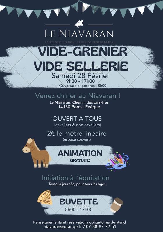 Vide grenier et vide sellerie