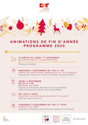 Animations de fin d’année à l’Hôpital Simone Veil