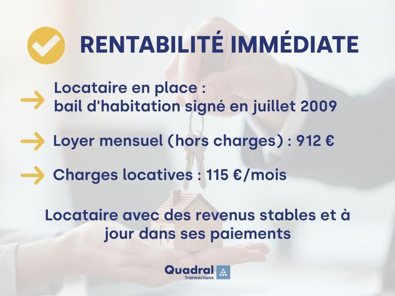 Appartement - 61 m² - 3 pièces