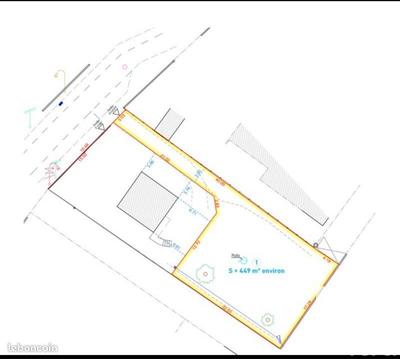 Terrain - 449 m²