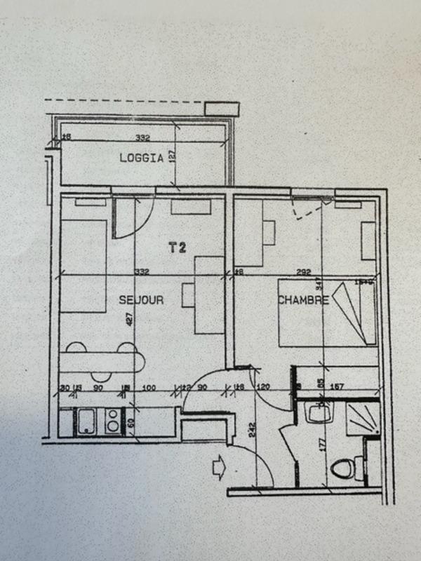 Appartement - 32 m² - 2 pièces