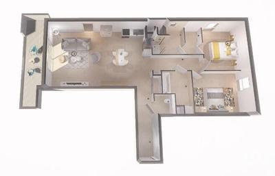 Appartement - 85 m² - 3 pièces