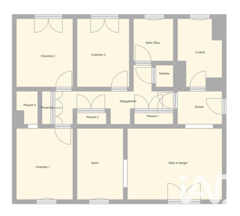 Appartement - 88 m² - 5 pièces