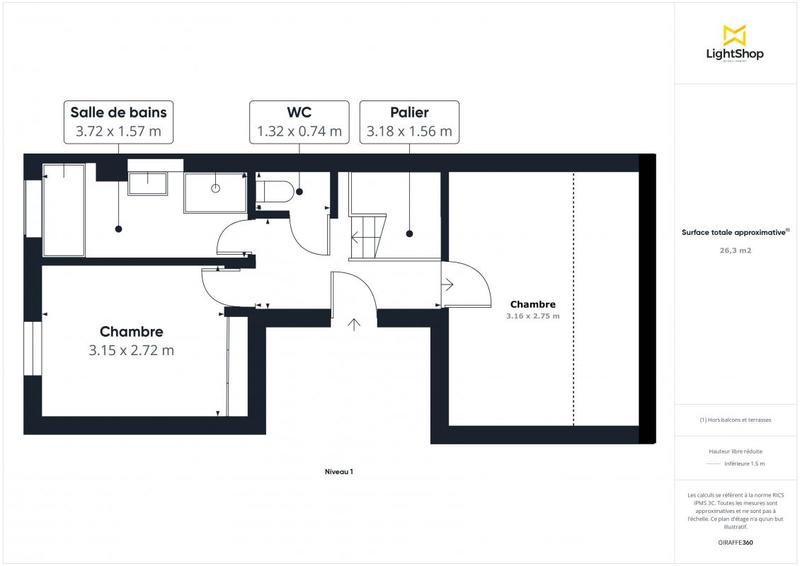 Appartement - 76 m² - 4 pièces