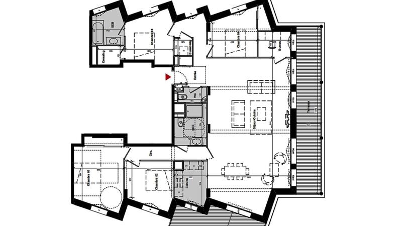Appartement - 148 m² - 5 pièces