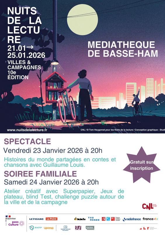 Soirée familiale des nuits de la lecture