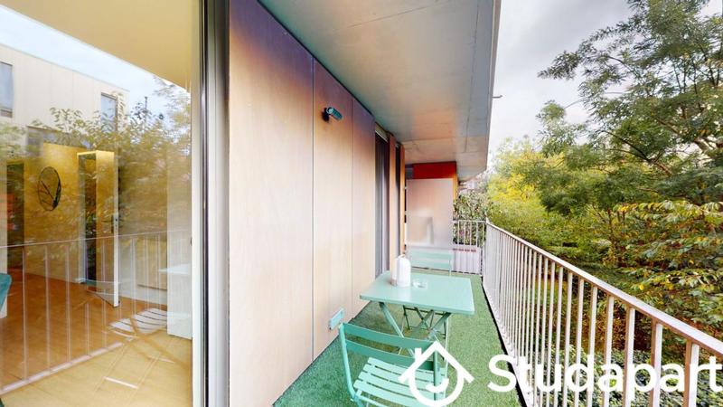 Chambre - 9 m² - 1 pièce