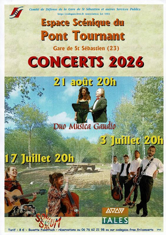 Concert Espace Scénique du Pont Tournant de St Sébastien