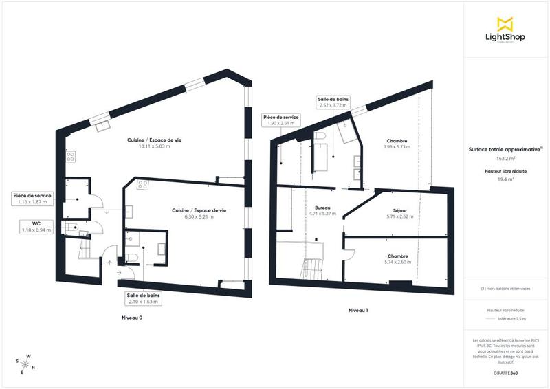 Appartement - 121 m² - 5 pièces