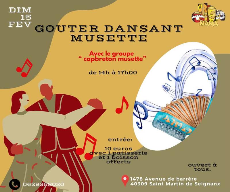Goûter dansant musette