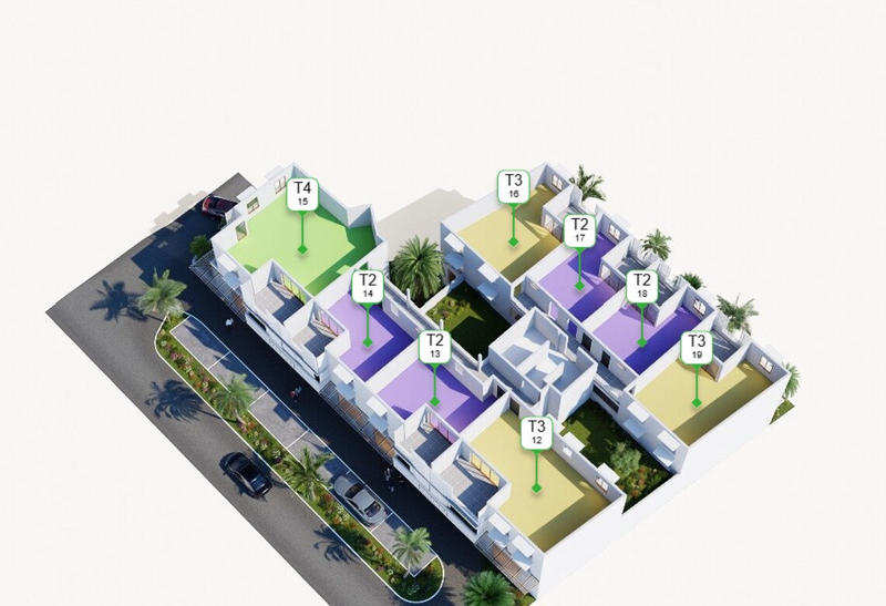 Appartement - 56 m² - 3 pièces