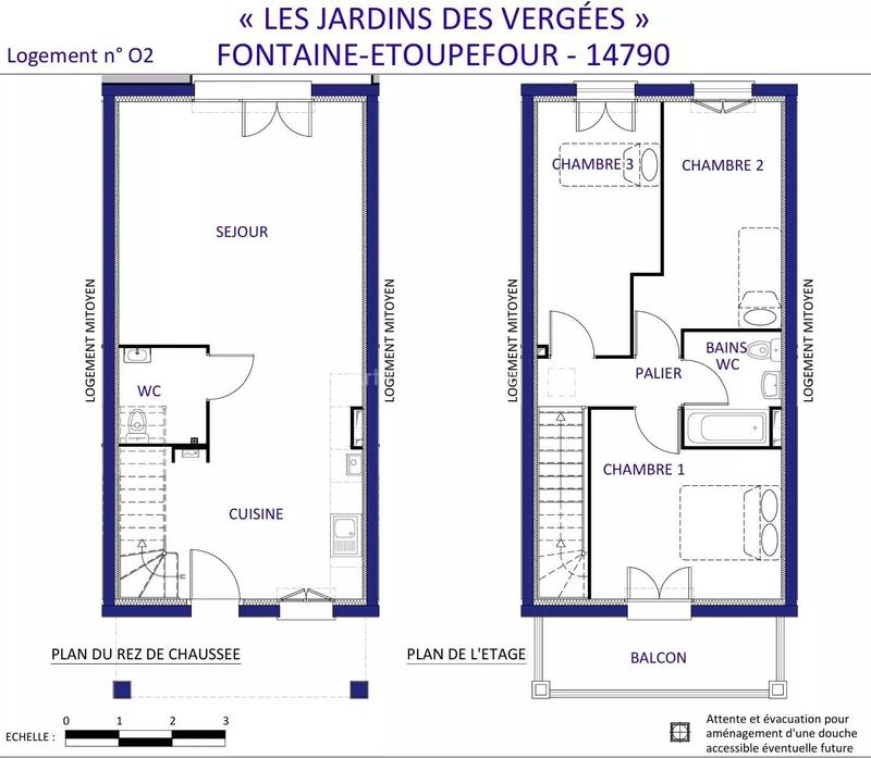 Maison - 80 m² - 4 pièces