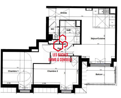 Appartement - 68 m² - 3 pièces