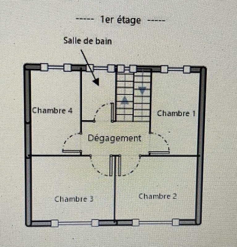 Maison - 95 m² - 6 pièces