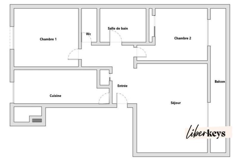 Appartement - 62 m² - 3 pièces