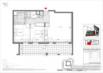 Appartement - 67 m² - 3 pièces