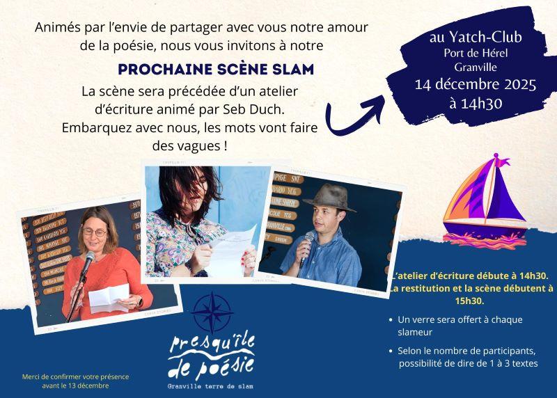 Scène ouverte de Slam et Atelier d'écriture