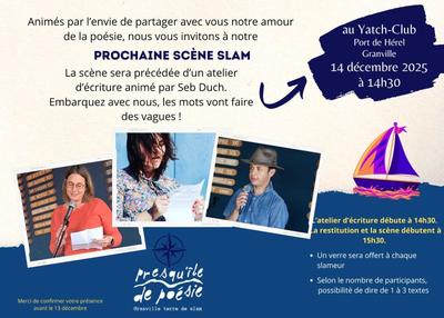 Scène ouverte de Slam et Atelier d'écriture