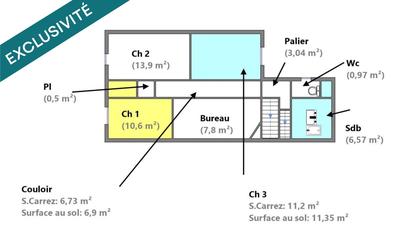 Maison de ville - 150 m² - 7 pièces