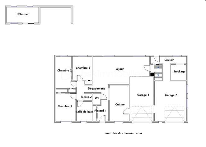 Maison - 105 m² - 6 pièces