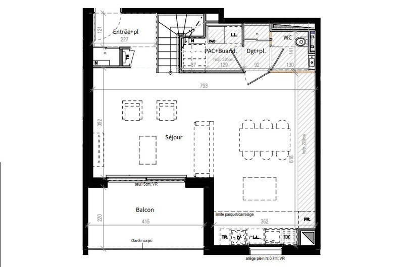 Appartement - 78 m² - 3 pièces