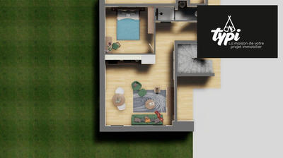 Appartement - 37 m² - 2 pièces