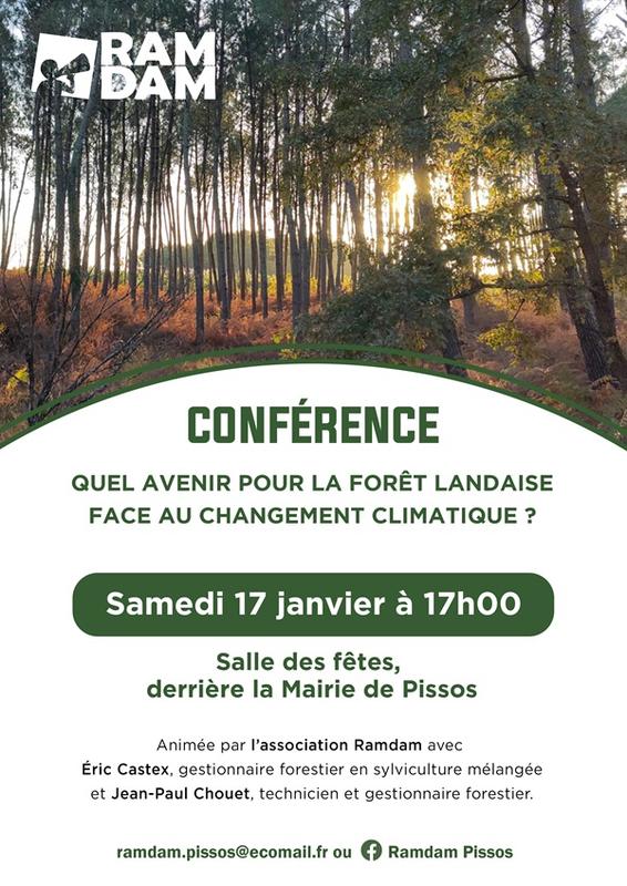 Conférence sur l'avenir de la forêt des Landes de Gascogne