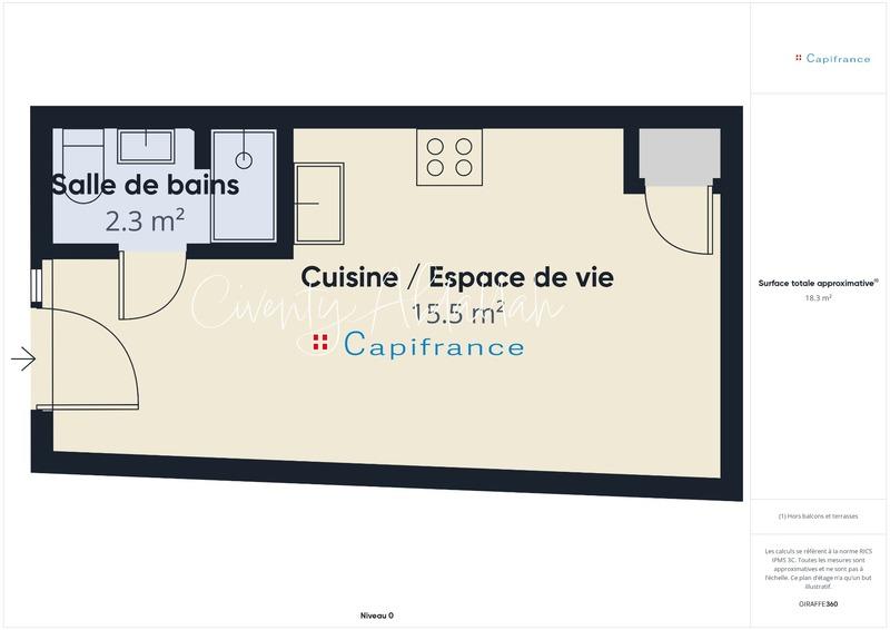 Appartement - 49 m² - 3 pièces