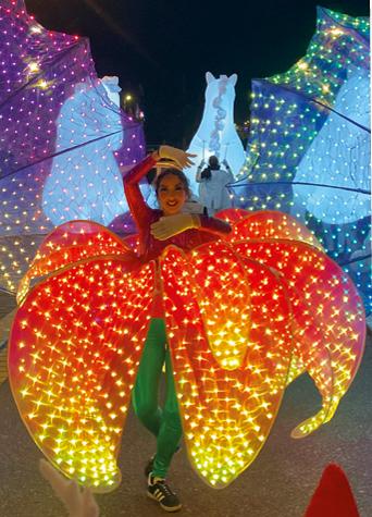 Lancement des illuminations et parade lumineuse