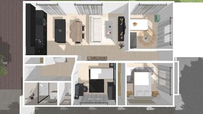 Appartement - 66 m² - 4 pièces