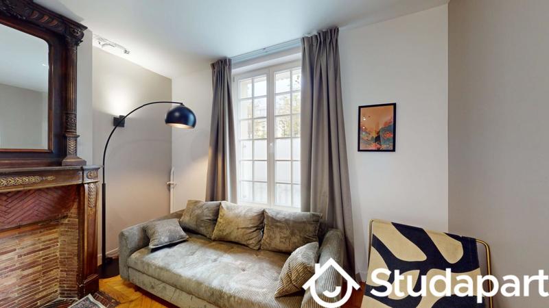 Chambre - 12 m² - 1 pièce