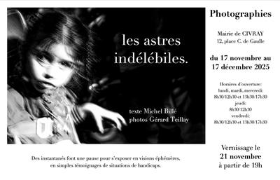Exposition de photographies &quot;les astres indélébiles.&quot;
