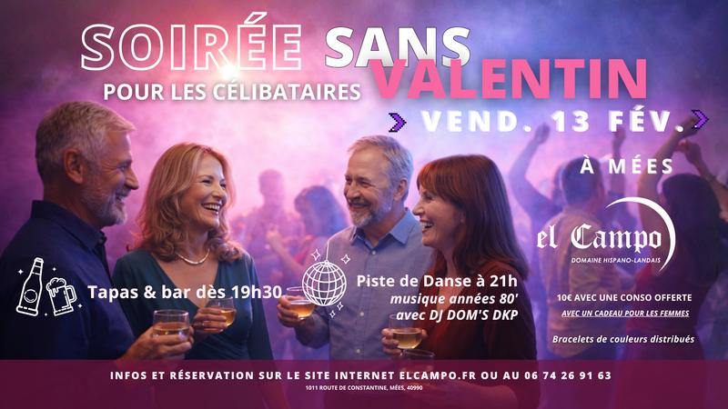 Soirée Sans Valentin – Spéciale Célibataires