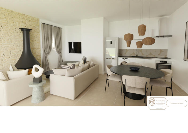 Appartement - 75 m² - 3 pièces