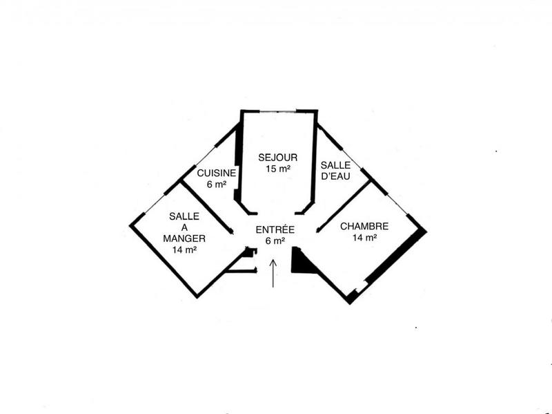 Appartement - 60 m² - 3 pièces