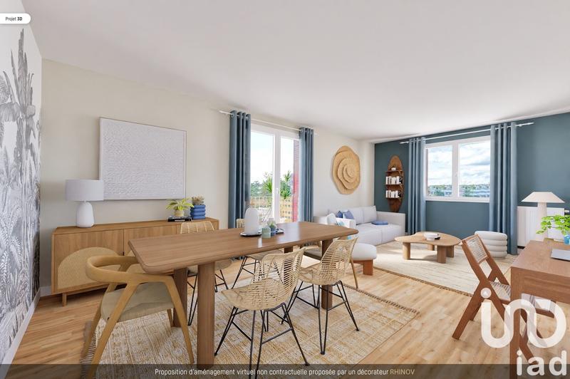 Appartement - 66 m² - 3 pièces