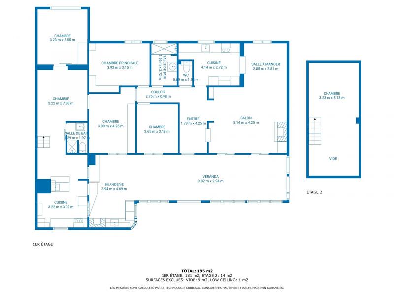 Maison - 133 m² - 6 pièces