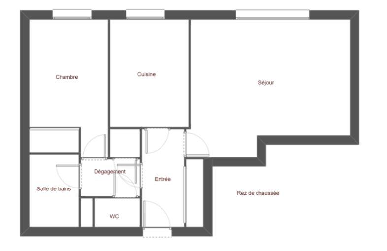 Appartement - 52 m² - 2 pièces