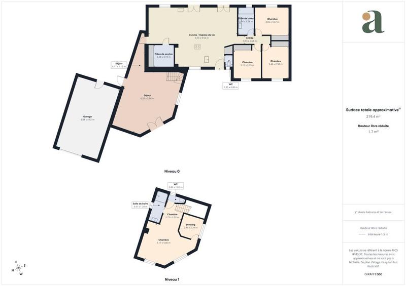 Maison ancienne - 194 m² - 6 pièces