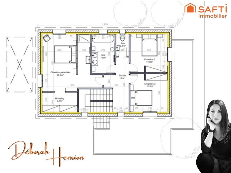 Maison - 123 m² - 4 pièces