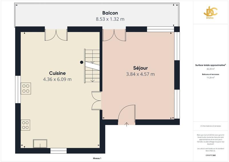 Maison - 75 m² - 4 pièces