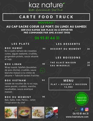 Kaz Nature food truck
