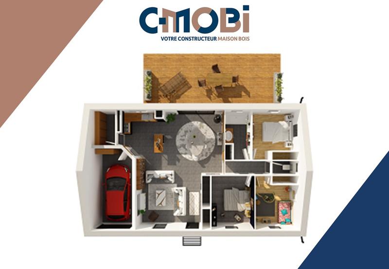 Maison - 90 m² - 4 pièces