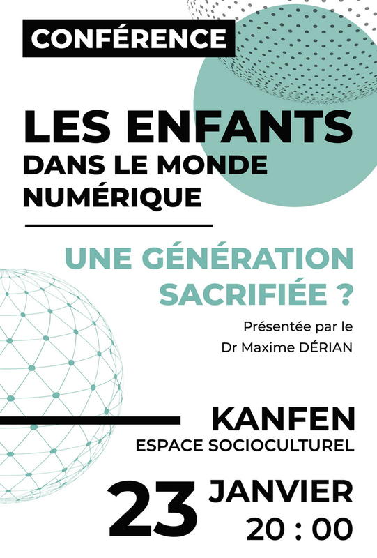 Conférence : les enfants dans le monde numérique